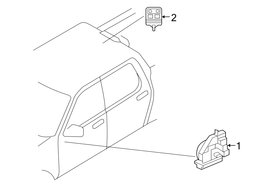 Diagram ALARM SYSTEM. for your 2019 Ford F-150 3.5L EcoBoost V6 A/T RWD Lariat Extended Cab Pickup Fleetside 