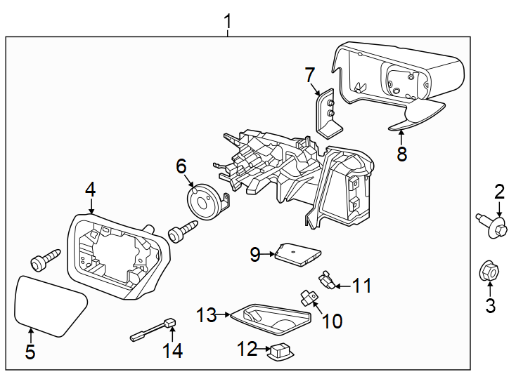 Diagram Front door. Outside mirrors. for your 2006 Ford F-150   