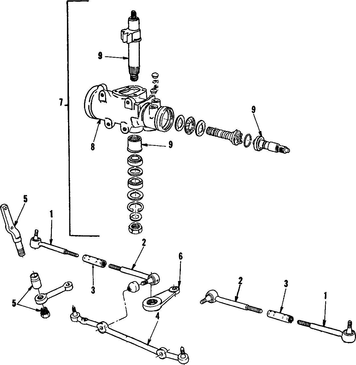 Diagram P/S PUMP & HOSES. STEERING GEAR & LINKAGE. for your Chevrolet R10 Suburban  