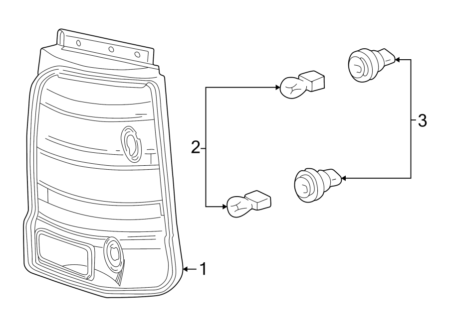 Diagram REAR LAMPS. COMBINATION LAMPS. for your 2021 Ford F-150   