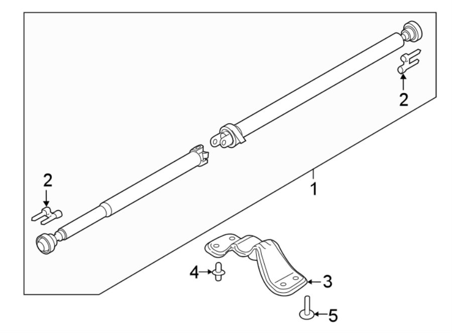 Diagram REAR SUSPENSION. DRIVE SHAFT. for your 2019 Lincoln MKZ Hybrid Sedan  