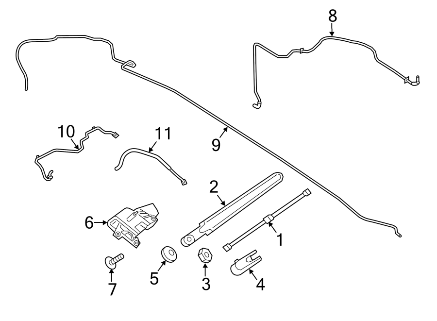 Diagram LIFT GATE. WIPER & WASHER COMPONENTS. for your 2017 Lincoln MKZ Reserve Sedan 2.0L EcoBoost A/T FWD 