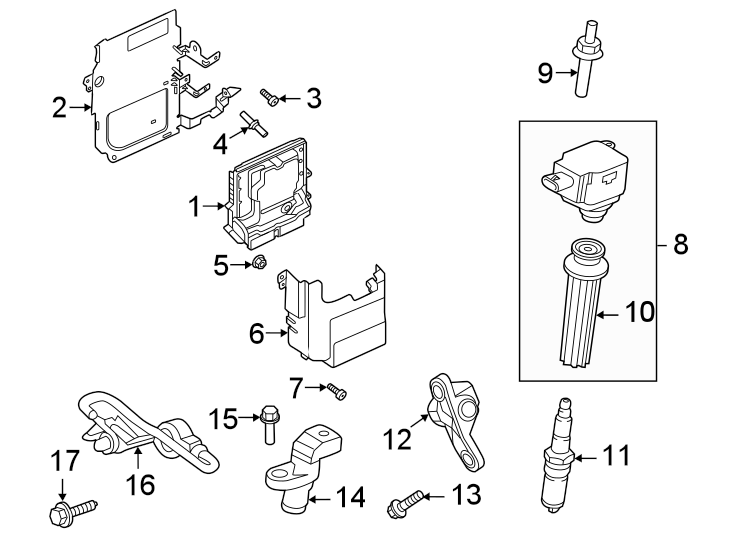 Diagram Ignition system. for your 2008 Lincoln MKZ   