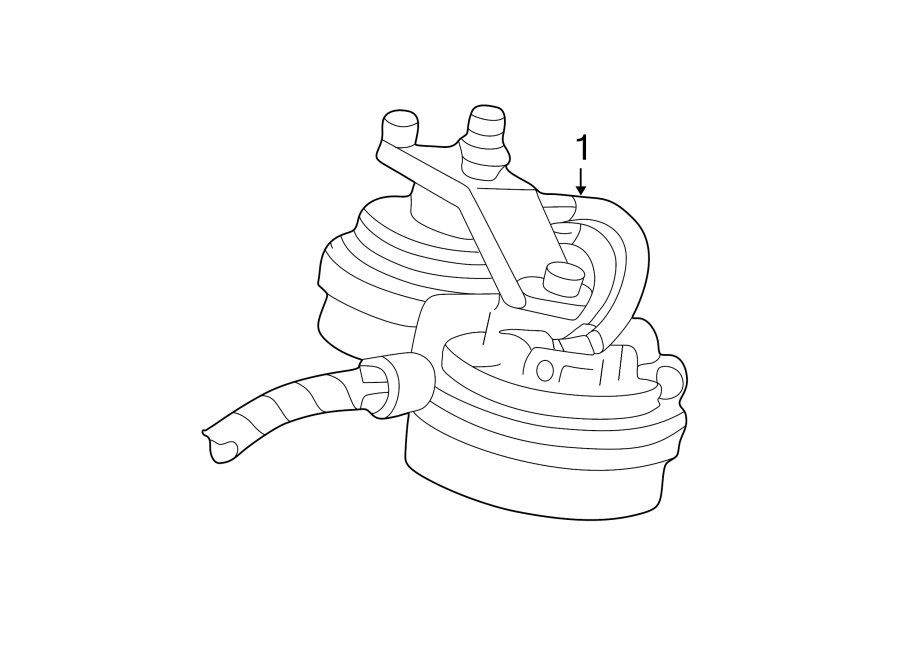 Diagram HORN. for your 2007 Ford F-350 Super Duty 5.4L Triton V8 M/T 4WD XL Standard Cab Pickup 