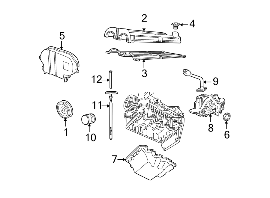 ENGINE / TRANSAXLE. ENGINE PARTS. Diagram