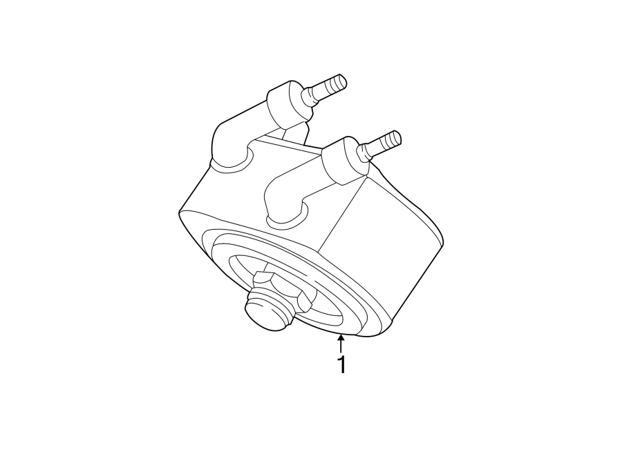 Diagram OIL COOLER. for your Ford Escape  