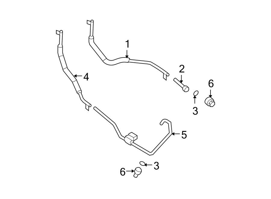 Diagram TRANS OIL COOLER LINES. for your 2016 Ford E-350 Super Duty   