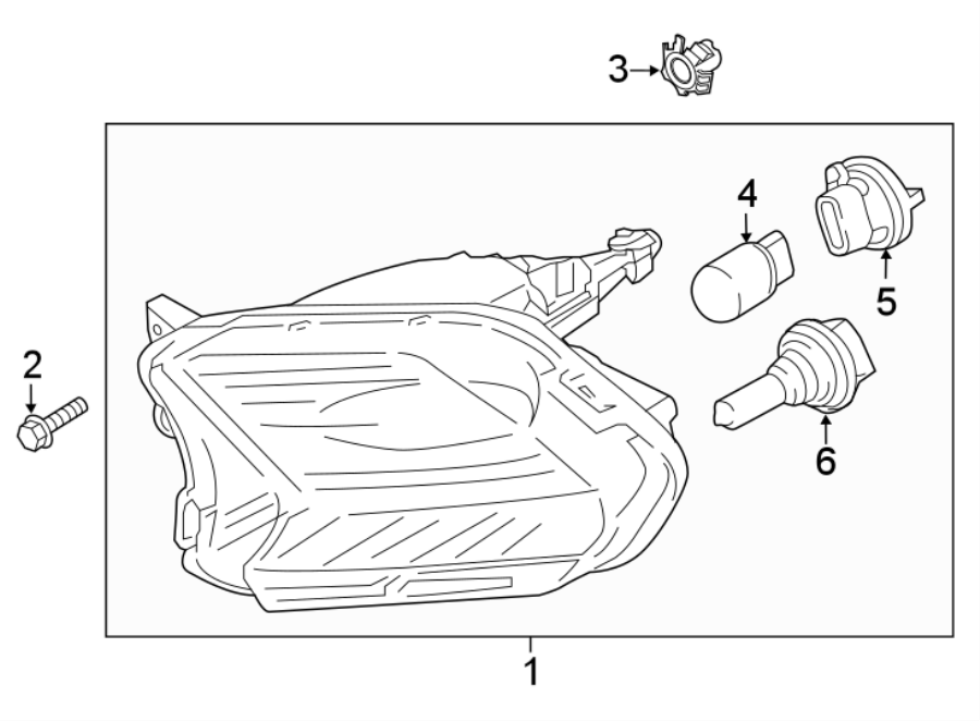 Diagram FRONT LAMPS. PARK LAMPS. for your 2014 Ford F-150 3.7L V6 CNG A/T 4WD STX Crew Cab Pickup Fleetside 