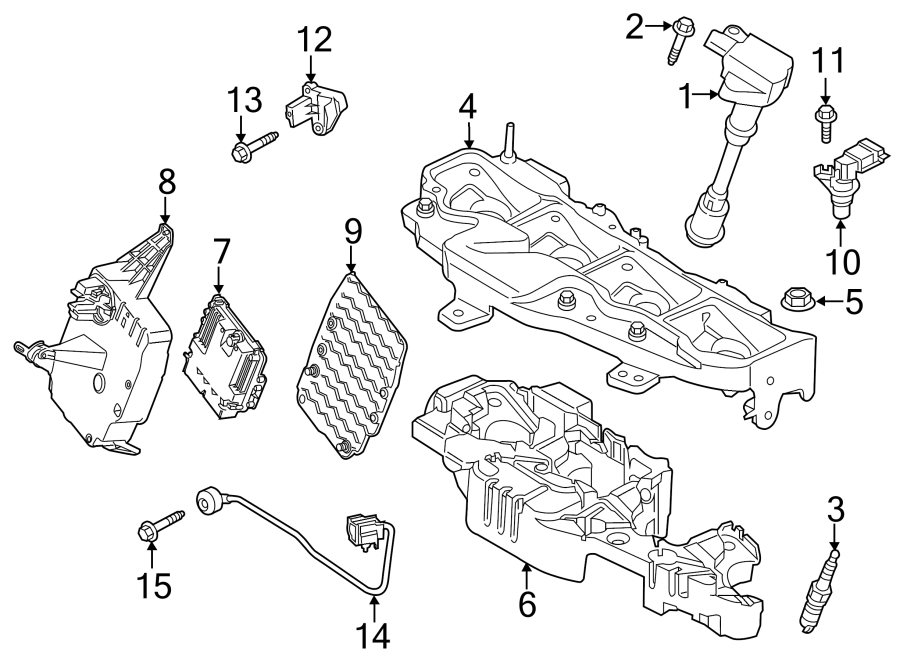 Diagram IGNITION SYSTEM. for your 1995 Ford F-150   