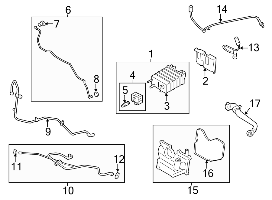 EMISSION SYSTEM. EMISSION COMPONENTS. Diagram