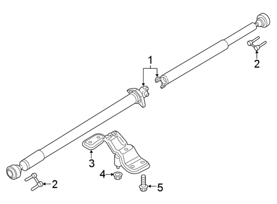 Diagram REAR SUSPENSION. DRIVE SHAFT. for your 2019 Lincoln MKZ Reserve II Sedan  