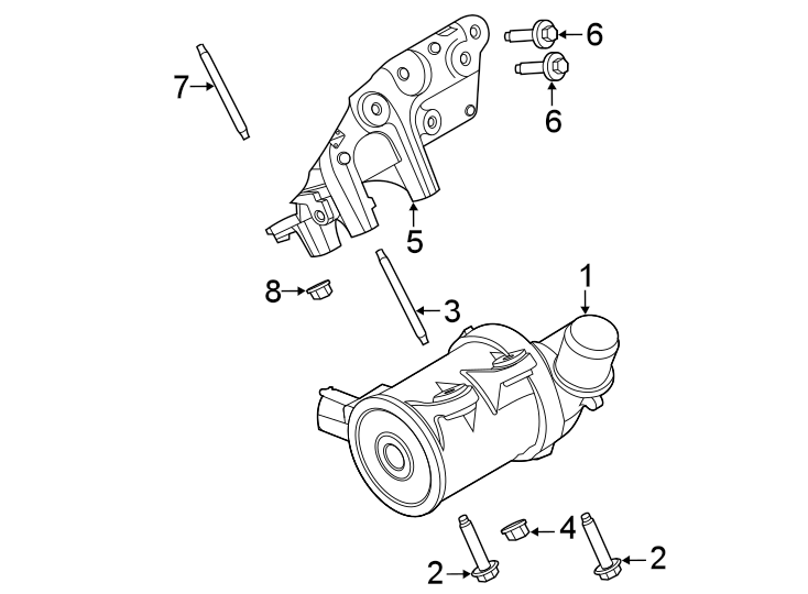 Diagram WATER PUMP. for your 2013 Ford Police Interceptor Utility   