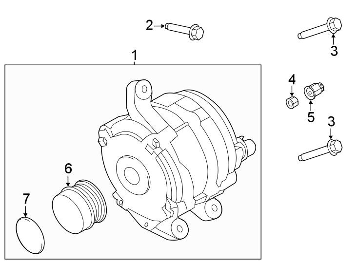 Diagram ALTERNATOR. for your Ford Escape  