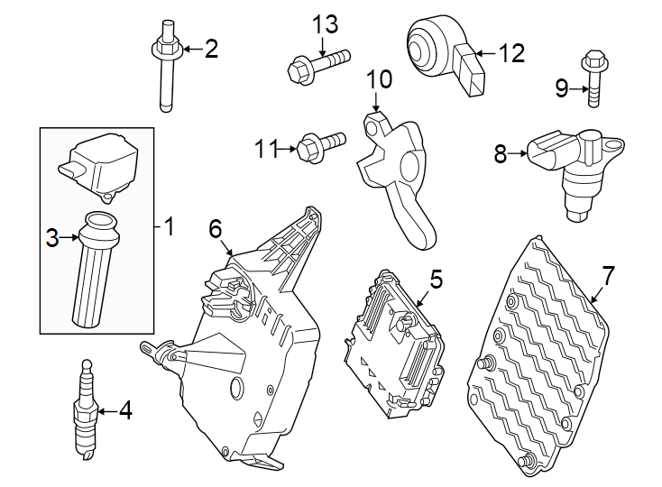 Diagram Ignition system. for your Ford Escape  