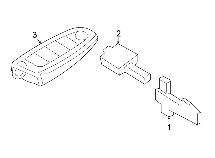 Diagram KEYLESS ENTRY COMPONENTS. for your 1990 Ford Bronco   