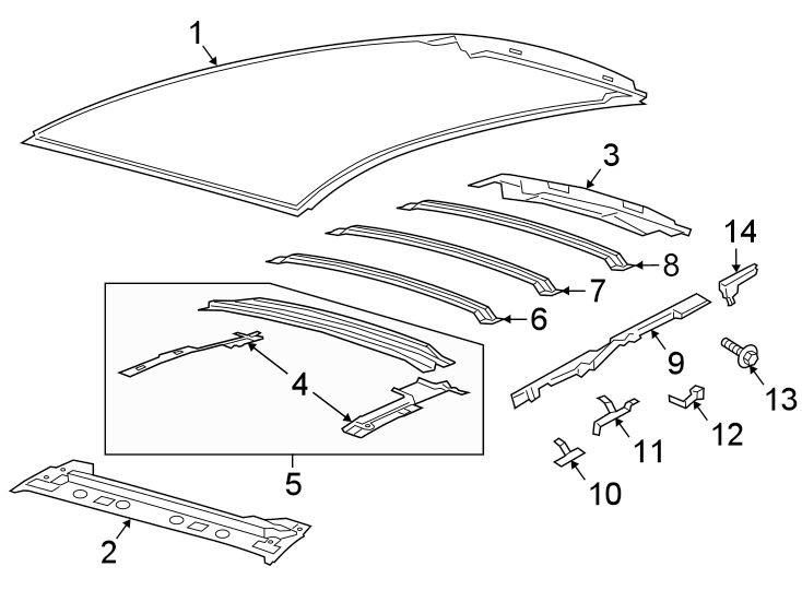 ROOF & COMPONENTS. Diagram