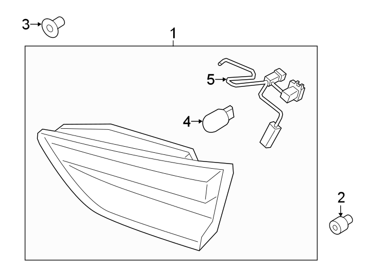 Diagram Rear lamps. Tail lamps. for your 1996 Ford F-150  XL Standard Cab Pickup Fleetside 