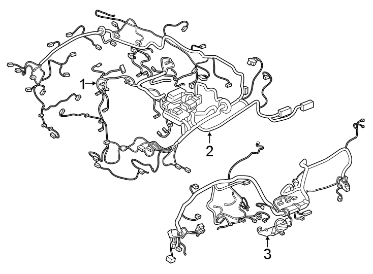 Diagram Wiring harness. for your 2020 Ford F-150   