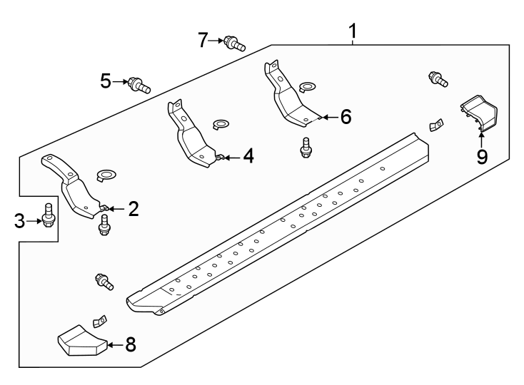 Diagram Pillars. Rocker & floor. Running board. for your Ford F-350 Super Duty  