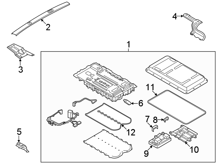 Diagram Battery. for your 2024 Ford Maverick   