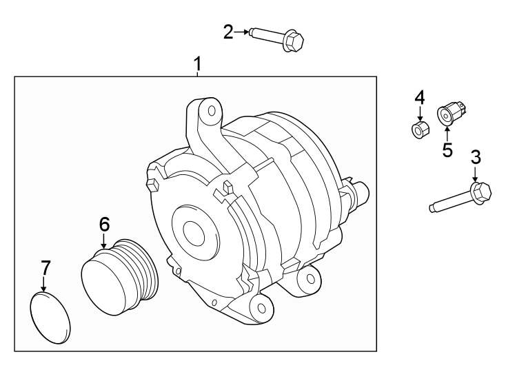 Diagram Alternator. for your 2018 Ford Transit-350 HD   