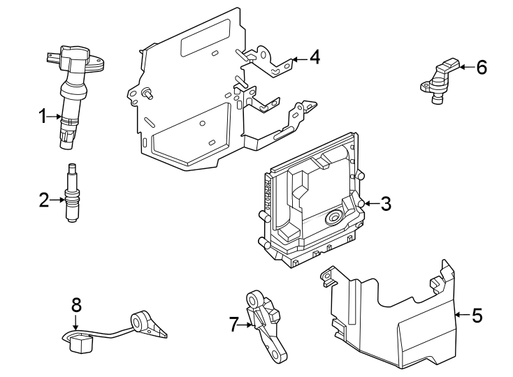 Diagram Ignition system. for your Ford Maverick  