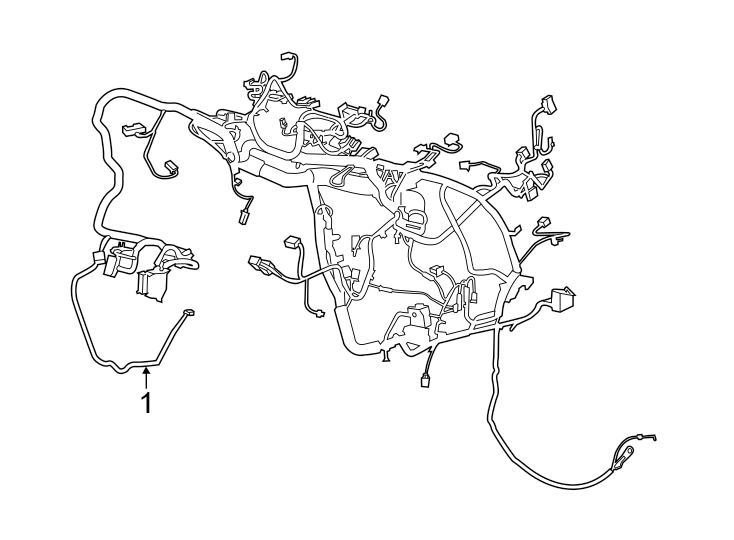 Diagram Wiring harness. for your 2024 Ford Maverick   
