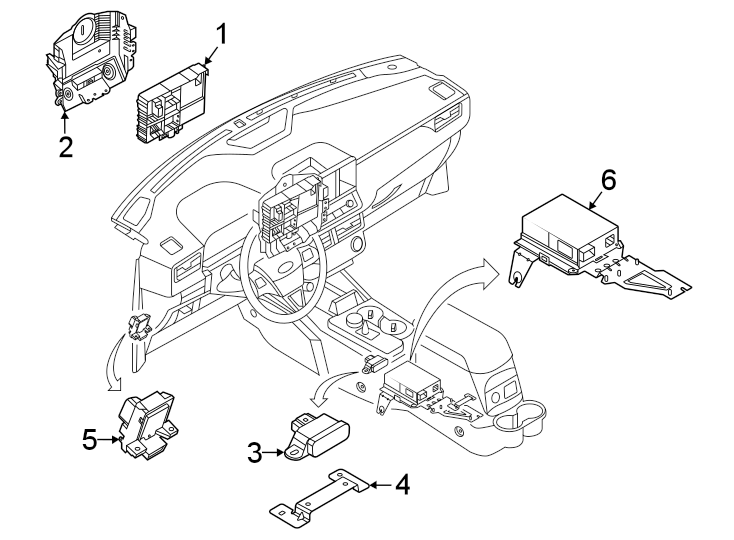 Diagram Electrical components. for your 2023 Ford Transit Connect   