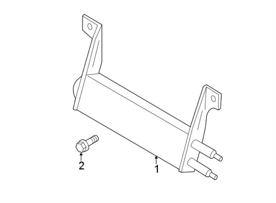 Diagram POWER STEERING OIL COOLER. for your 2024 Ford E-Transit   