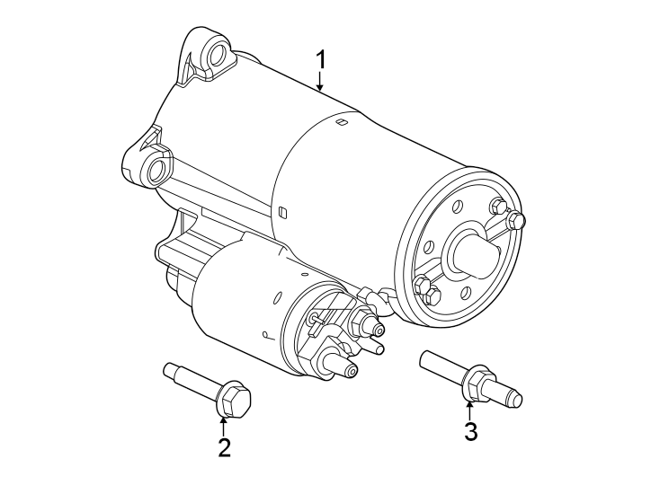 Diagram STARTER. for your Ford