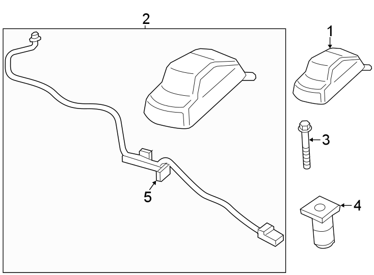 Diagram ROOF LAMPS. for your Ford