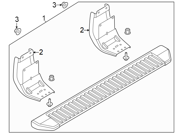 Diagram Running board. for your 2019 Ford Transit-350 HD   