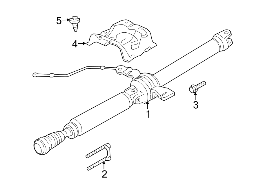 Diagram REAR SUSPENSION. DRIVE SHAFT. for your 2017 Lincoln MKZ   