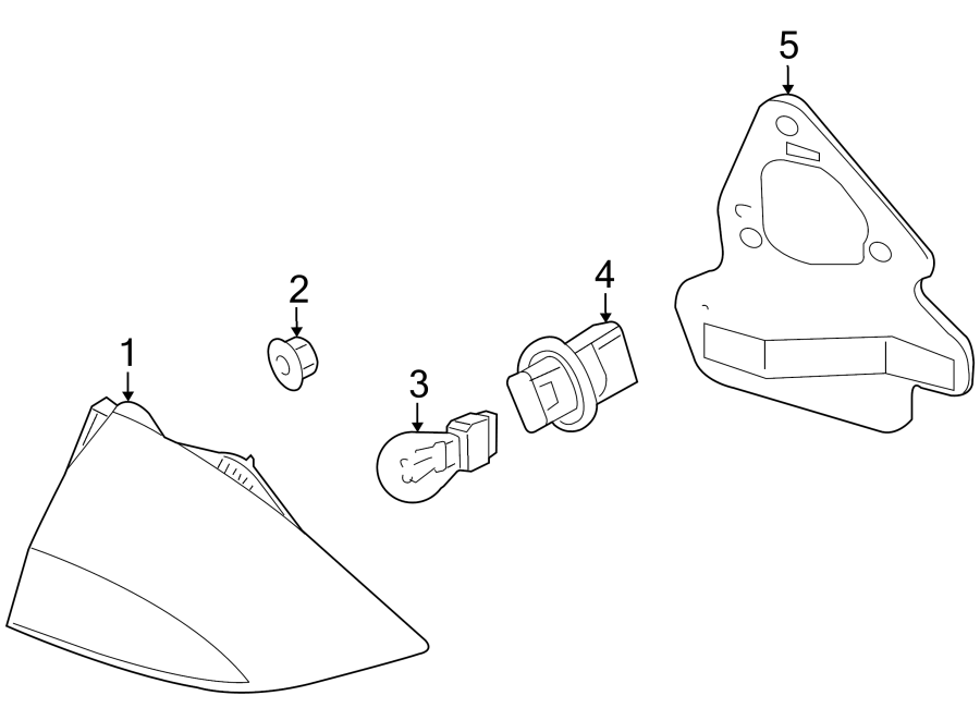 Diagram REAR LAMPS. TAIL LAMPS. for your 2021 Ford F-150   