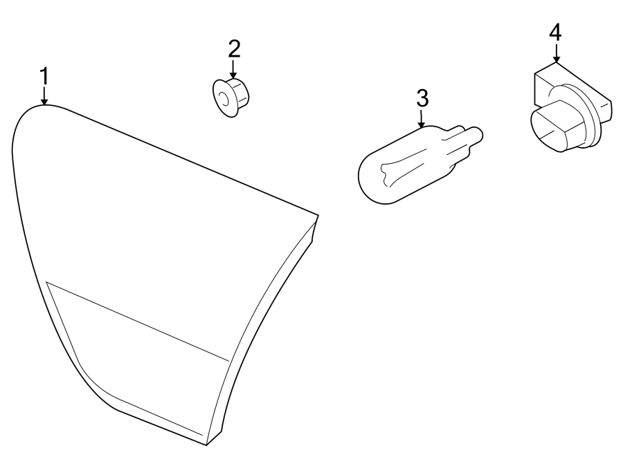 Diagram REAR LAMPS. TAIL LAMPS. for your 1984 Ford F-150   