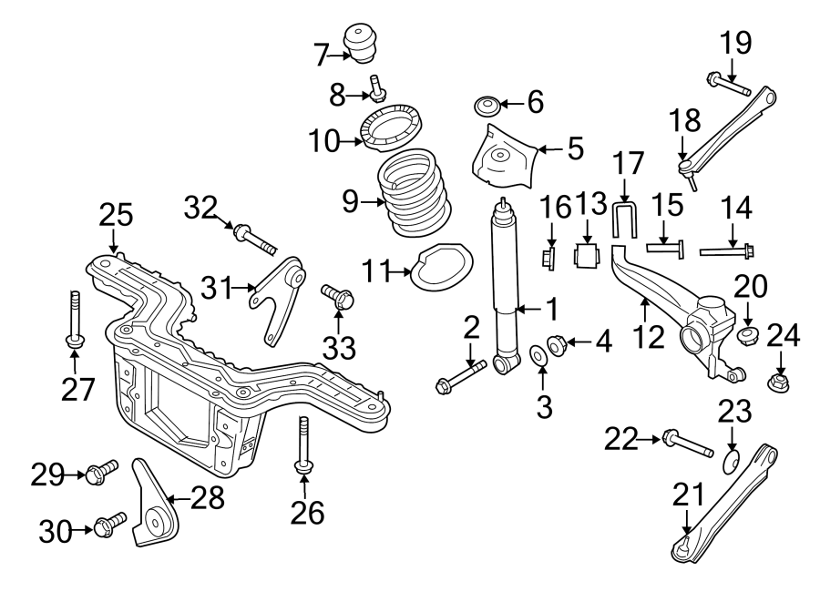 Diagram REAR SUSPENSION. SUSPENSION COMPONENTS. for your 2009 Ford Explorer Sport Trac   