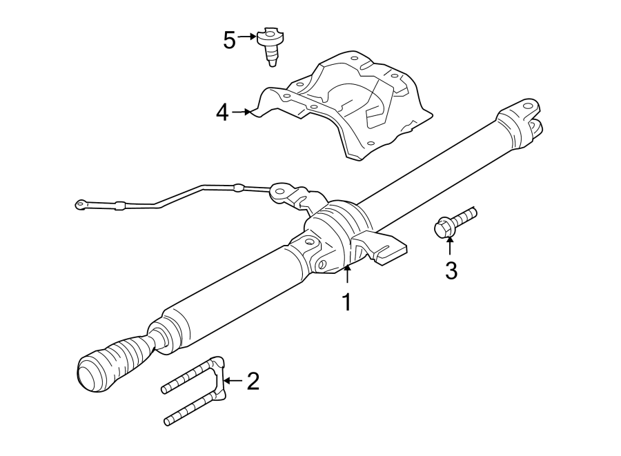 Diagram REAR SUSPENSION. DRIVE SHAFT. for your 2017 Lincoln MKZ Select Hybrid Sedan  