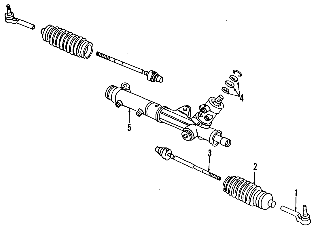 P/S PUMP & HOSES. STEERING GEAR & LINKAGE.