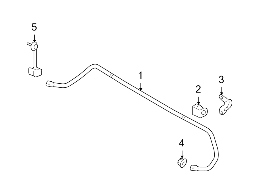 Diagram REAR SUSPENSION. STABILIZER BAR & COMPONENTS. for your 2020 Ford F-150 3.0L Power-Stroke V6 DIESEL A/T 4WD Platinum Crew Cab Pickup Fleetside 