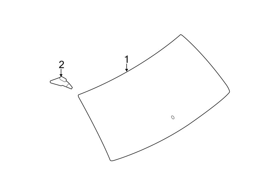 LIFT GATE. GLASS. Diagram