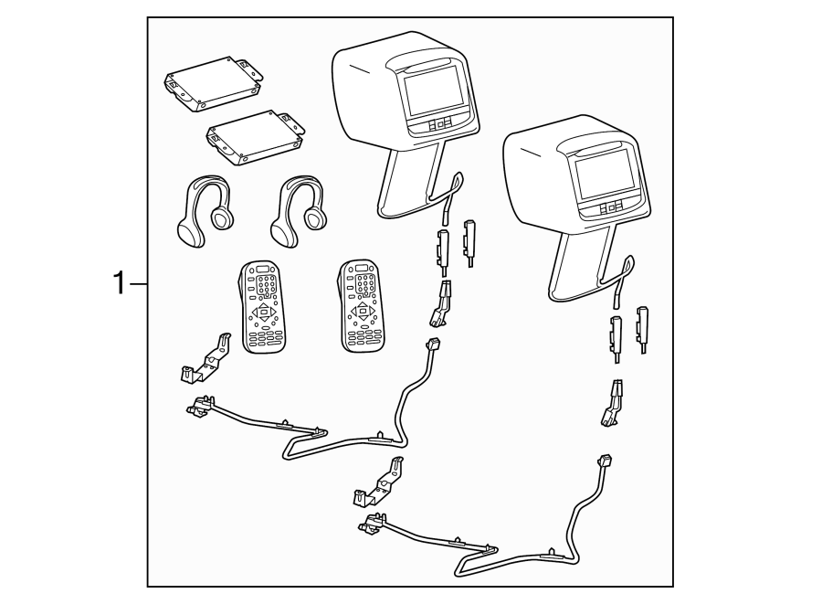 Full size assembly image of ELECTRICAL COMPONENTS. (1/1)