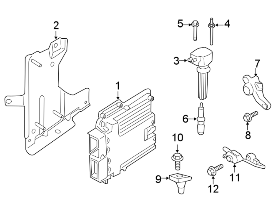 Diagram IGNITION SYSTEM. for your Ford Fiesta  