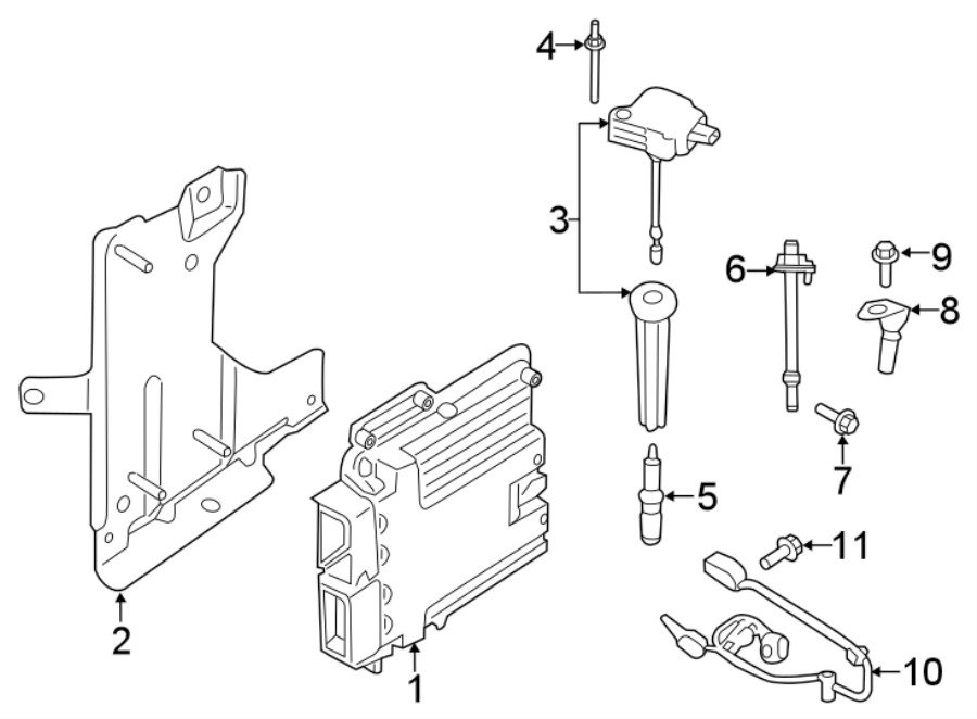 Diagram IGNITION SYSTEM. for your 1993 Ford F-150   