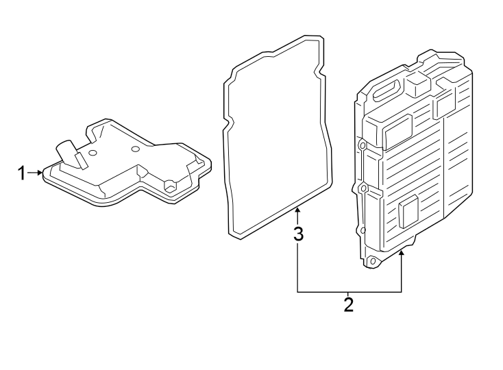 Diagram ENGINE / TRANSAXLE. TRANSAXLE PARTS. for your 2014 Lincoln MKZ   