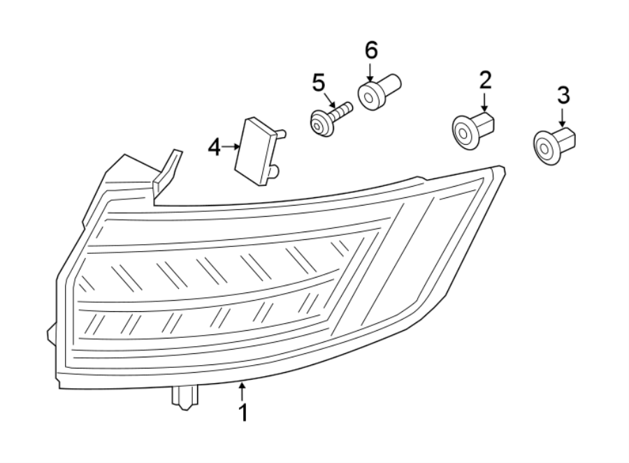 Diagram REAR LAMPS. TAIL LAMPS. for your 2009 Ford Focus   