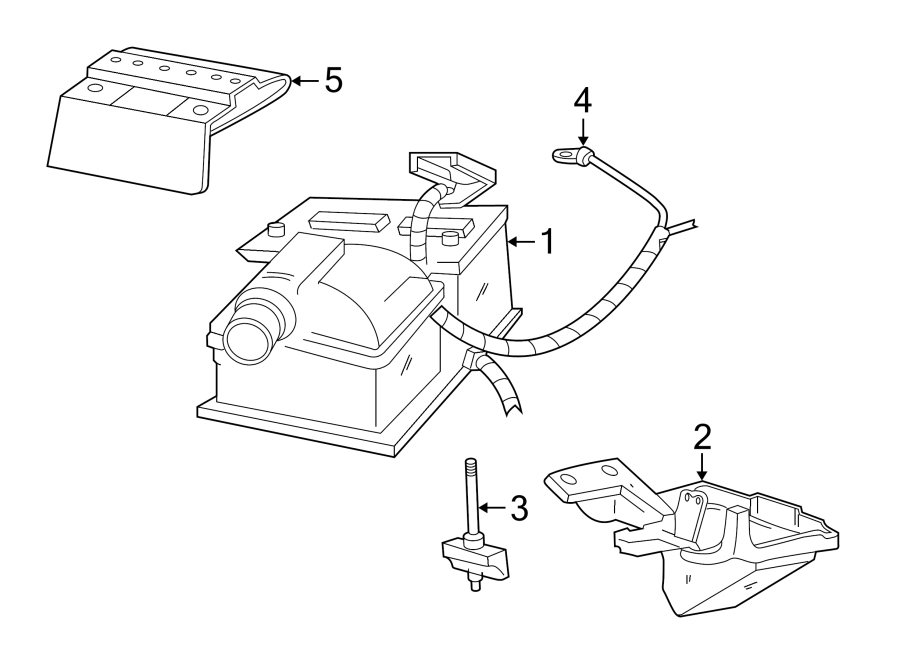 Diagram BATTERY. for your 2015 Lincoln MKZ   