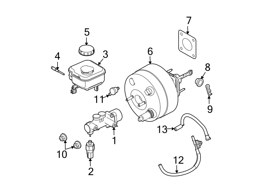 Diagram COWL. COMPONENTS ON DASH PANEL. for your 2003 Ford F-150  XLT Standard Cab Pickup Fleetside 