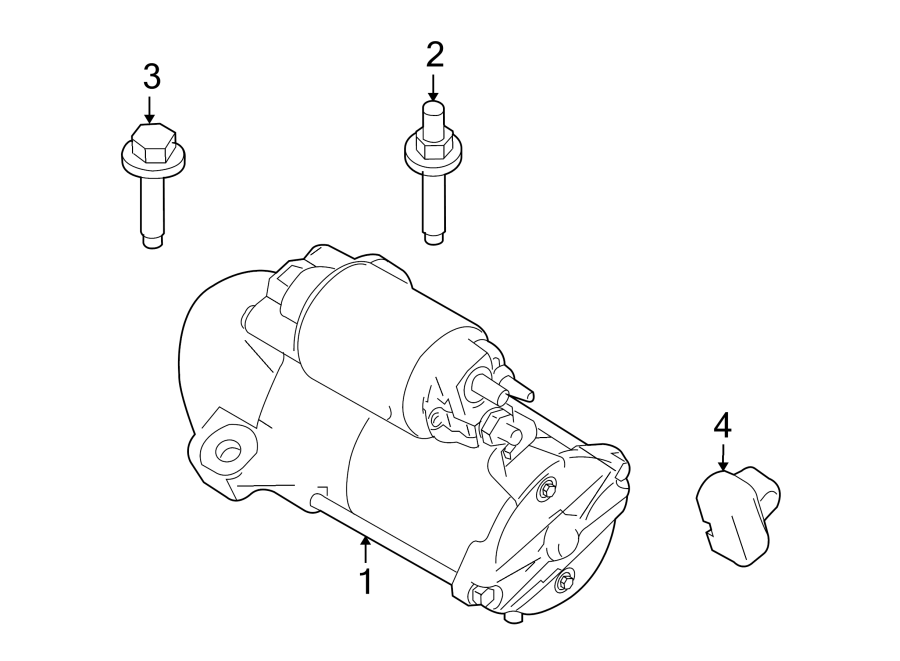 Diagram STARTER. for your Ford Edge  