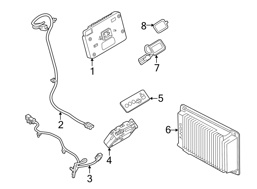 Diagram ELECTRICAL COMPONENTS. for your 2019 Lincoln MKZ Base Sedan  