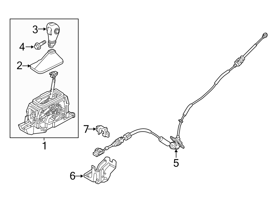 Diagram FRONT CONSOLE. for your Ford Flex  